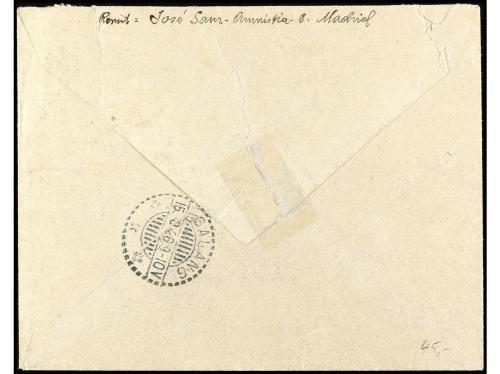 ✉ ESPAÑA. Ed. 327, 331, 334. 1926. MADRID a GALANG (Sumatra)