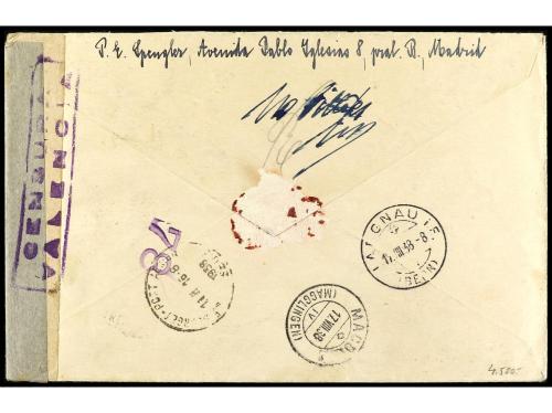 ✉ ESPAÑA. Ed. 757, 673, 682, 738, 751, 769. 1938. MADRID a S