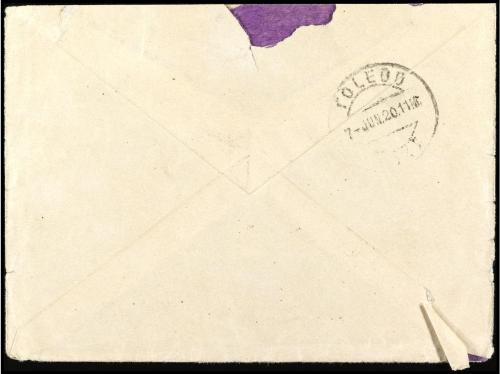 ✉ ESPAÑA. Ed. 271, 272. 1920. SEO DE URGEL a TOLEDO. 1/2 de 