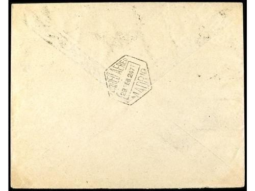 ✉ MARRUECOS. Ed. 61s (2), 85 + España 292/96 (2). 1924. LARA