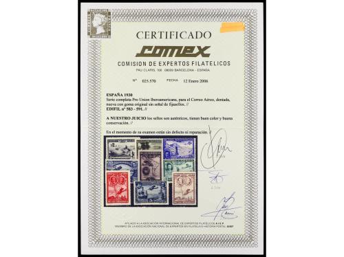 ** ESPAÑA. Ed. 583/91. SERIE COMPLETA. 8 valores. Valor clav