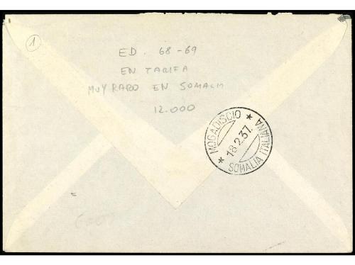 ✉ ESPAÑA E. LOCALES PATRIOTICAS: BURGOS. Ed. 68, 69. 1937. B