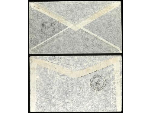 ✉ ESPAÑA E. LOCALES PATRIOTICAS: BURGOS. Ed. 59, 61. 1937. D