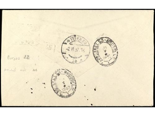 ✉ ESPAÑA E. LOCALES PATRIOTICAS: BURGOS. Ed. 80. 1937. BURGO