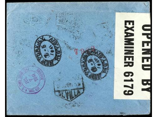 ✉ ESPAÑA E. LOCALES PATRIOTICAS: MALAGA. Ed. 70, 79. 1941. M