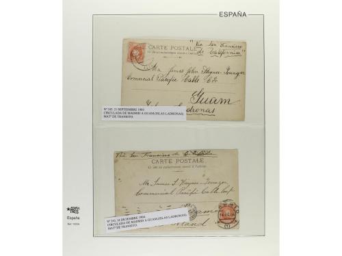 ✉ ESPAÑA. 1901-1910. ALFONSO XIII. CADETE. Conjunto 10 carta