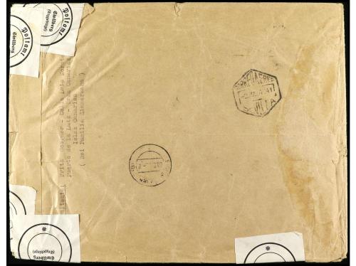 ✉ ESPAÑA. Ed. 909/11, 913. 1940. LAS PALMAS a ALEMANIA. Cart