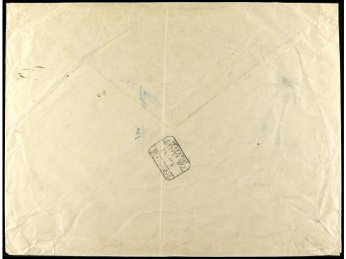 ✉ ESPAÑA. Ed. 901. 1940. ZARAGOZA a LAS ARENAS (Bilbao). 4 p