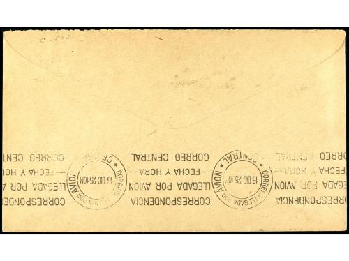 ✉ ESPAÑA. Ed. 294hh. 1925. LARACHE a MADRID. 25 cts. azul HA