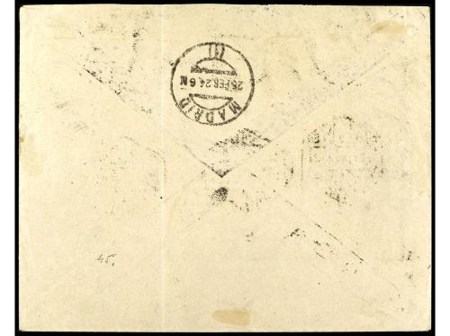 ✉ ESPAÑA. Ed. 292s, 293s, 295s. 1924. LARACHE a MADRID. 5, 1