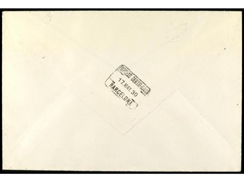 ✉ ESPAÑA. Ed. 483/88. 1930. MADRID a BARCELONA. Serie comple