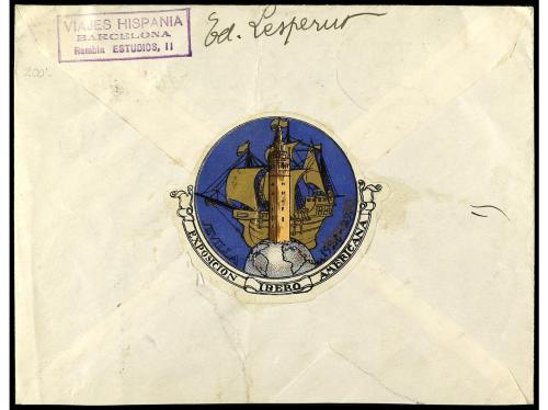 ✉ ESPAÑA. Ed. 438, 439 (2), 440. 1929. BARCELONA a PARÍS. 15