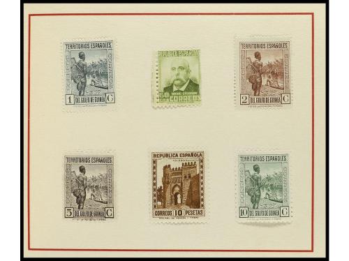 * COLONIAS ESPAÑOLAS: GUINEA. Ed. NE 11/11G. 1932. CONFERENC