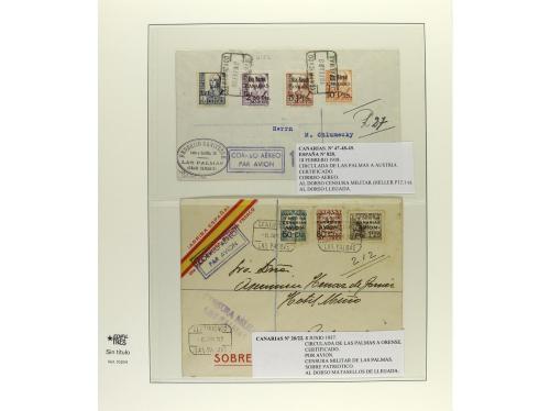 ✉ ESPAÑA. Ed. 455/68. 1929. Hoja de papel japón especial con