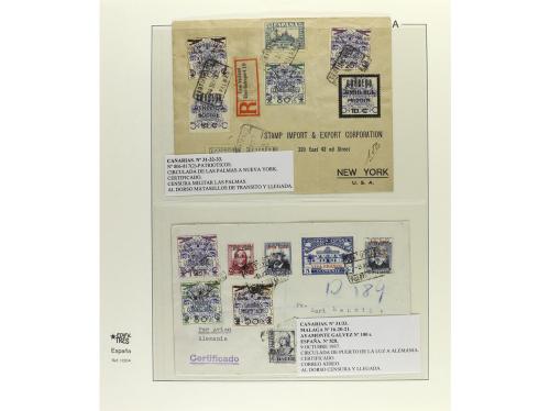 ✉ ESPAÑA. Ed. 455/68. 1929. Hoja de papel japón especial con