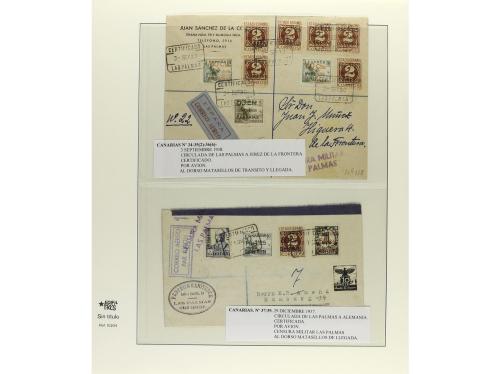 ✉ ESPAÑA. Ed. 455/68. 1929. Hoja de papel japón especial con