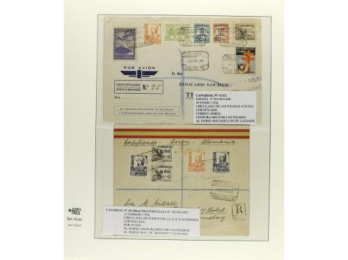 ✉ ESPAÑA. Ed. 455/68. 1929. Hoja de papel japón especial con