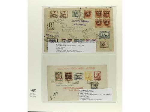 ✉ ESPAÑA. Ed. 455/68. 1929. Hoja de papel japón especial con