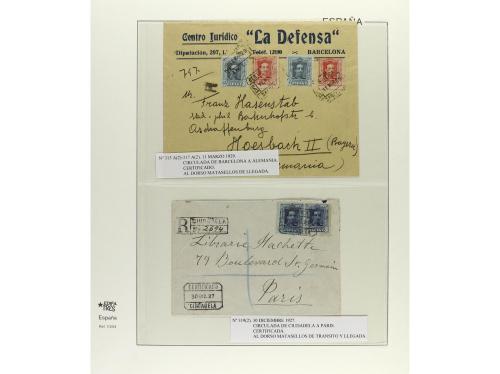 ✉ ESPAÑA. 1910-1930. ALFONSO XIII. MEDALLÓN y VAQUER. Conjun