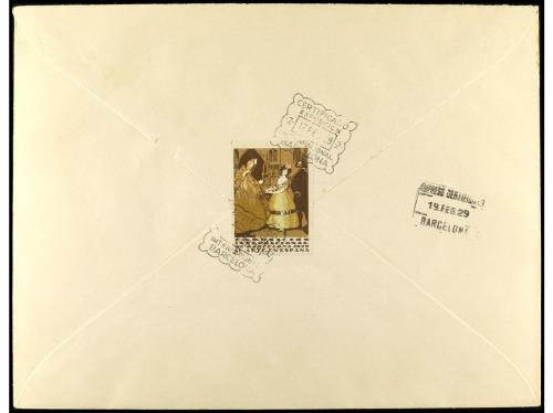 ✉ ESPAÑA. Ed. 434/47. 1929. BARCELONA a MADRID. Serie comple