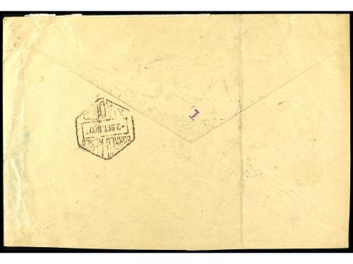 ✉ ESPAÑA. Ed. 758, 773. 1938. MADRID a BÉLGICA. Raro franque