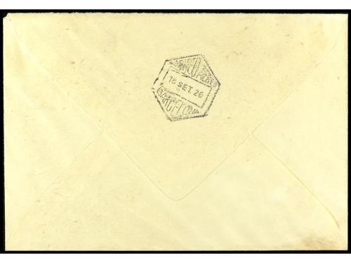 ✉ ESPAÑA. Ed. 328 (2), 329/30. 1926. MADRID a BARCELONA. 10 