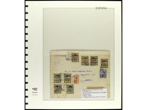 ✉ ESPAÑA: AYUNTAMIENTO DE BARCELONA. Ed. NE 9/NE 16. 1932. C