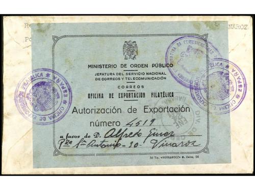 ✉ ESPAÑA. Ed. 936, 937 (4). 1941. MADRID a LA HABANA. Precio