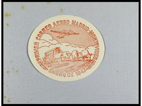 ✉ ESPAÑA. 1947. CORREO AÉREO. Carnet de la Dirección General