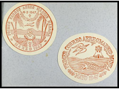 ✉ ESPAÑA. 1947. CORREO AÉREO. Carnet de la Dirección General