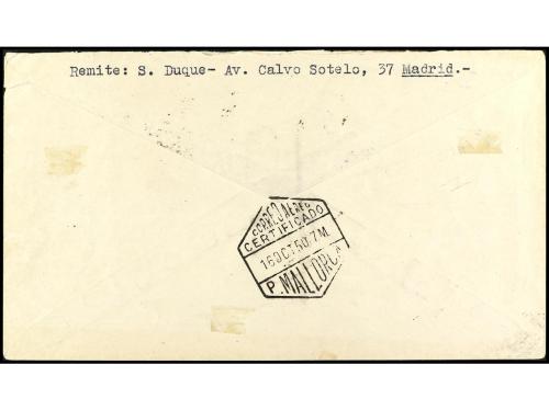 ✉ ESPAÑA. Ed. 1075/82. CENTENARIO. Serie completa en dos car