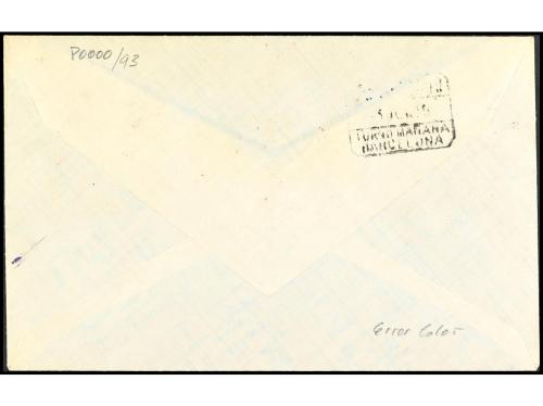 ✉ ESPAÑA. Ed. 546he. 1930. SEVILLA a BARCELONA. 20 cts. lila