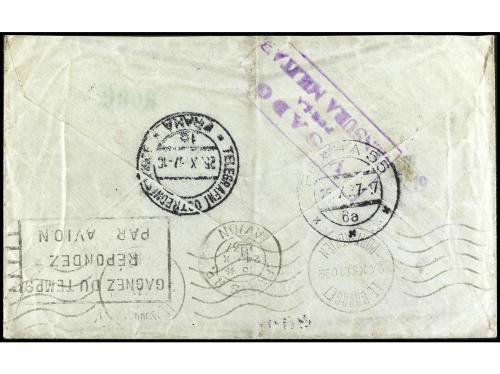 ✉ ESPAÑA GUERRA CIVIL. 1937. BRIGADAS INTERNACIONALES. Circu