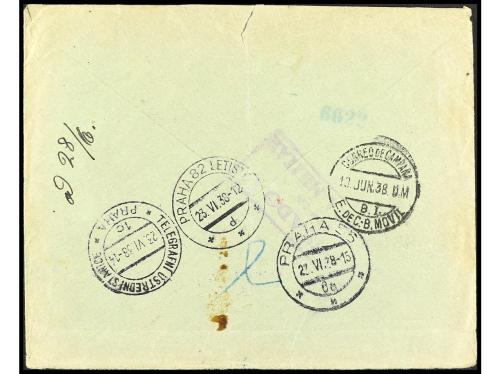 ✉ ESPAÑA GUERRA CIVIL. 1938. BRIGADAS INTERNACIONALES. Circu