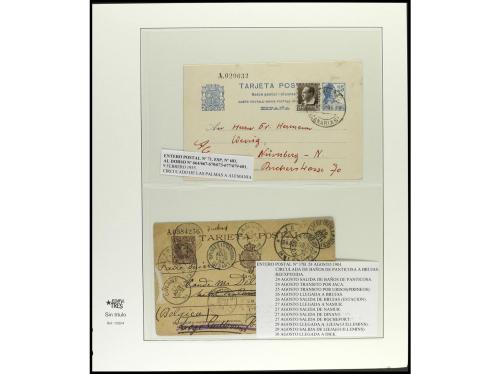 ✉ ESPAÑA ENTEROS POSTALES. Conjunto de 28 Enteros Postales d
