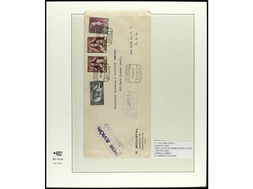 ✉ ESPAÑA. Ed. 1164, 1165. 1955-65. FORTUNY y TORRES QUEVEDO.