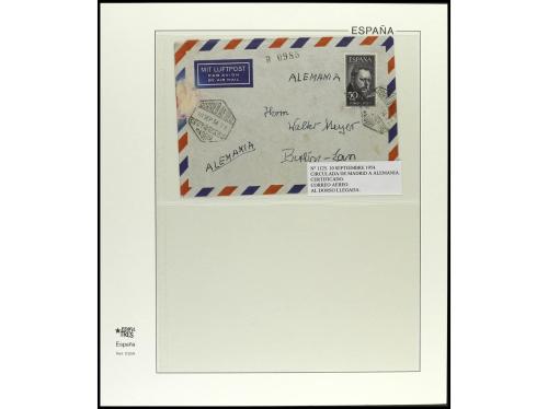 ✉ ESPAÑA. Ed. 1124/25. 1953-56. LEGAZPI y SOROLLA. Conjunto 