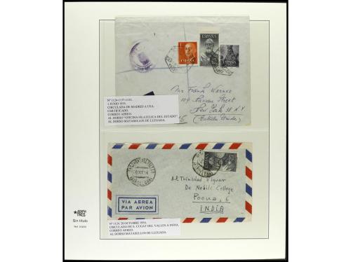 ✉ ESPAÑA. Ed. 1124/25. 1953-56. LEGAZPI y SOROLLA. Conjunto 