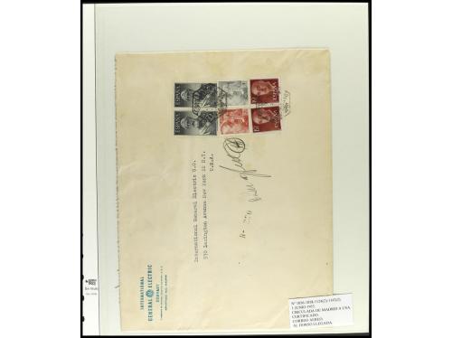 ✉ ESPAÑA. Ed. 1124/25. 1953-56. LEGAZPI y SOROLLA. Conjunto 