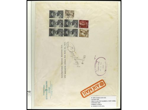 ✉ ESPAÑA. Ed. 1124/25. 1953-56. LEGAZPI y SOROLLA. Conjunto 