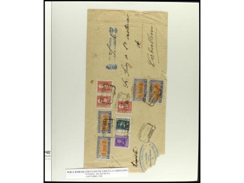 ✉ ESPAÑA. 1936-40. ESTADO ESPAÑOL. Conjunto de 20 cartas. In