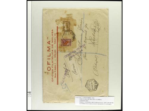 ✉ ESPAÑA. 1936-40. ESTADO ESPAÑOL. Conjunto de 20 cartas. In