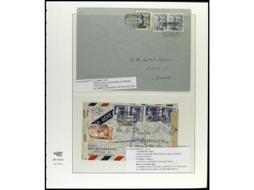 ✉ ESPAÑA. 1936-1949. ESTADO ESPAÑOL. Conjunto de 30 cartas c