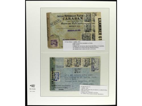 ✉ ESPAÑA. 1936-1949. ESTADO ESPAÑOL. Conjunto de 30 cartas c