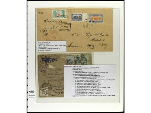 ✉ ESPAÑA. 1936-1949. ESTADO ESPAÑOL. Conjunto de 30 cartas c