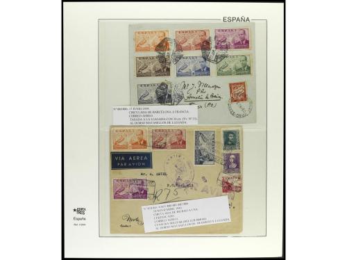✉ ESPAÑA. 1936-1949. ESTADO ESPAÑOL. Conjunto de 30 cartas c