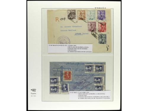 ✉ ESPAÑA. 1936-1949. ESTADO ESPAÑOL. Conjunto de 30 cartas c