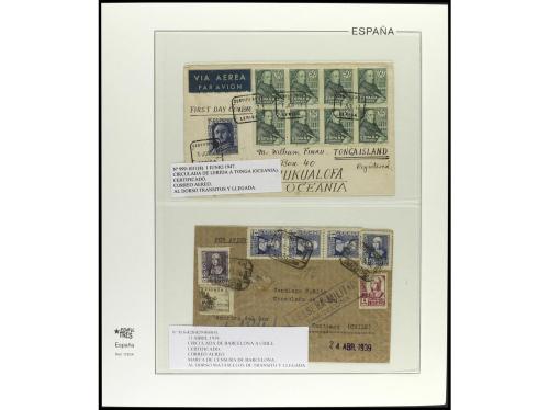 ✉ ESPAÑA. 1936-1949. ESTADO ESPAÑOL. Conjunto de 30 cartas c