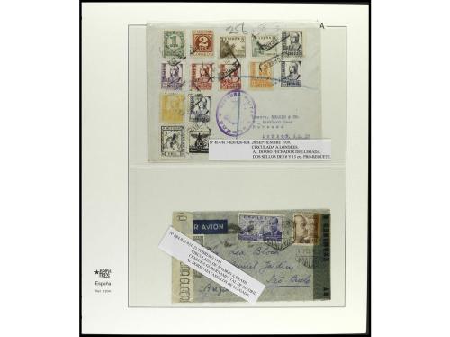 ✉ ESPAÑA. 1936-1949. ESTADO ESPAÑOL. Conjunto de 30 cartas c
