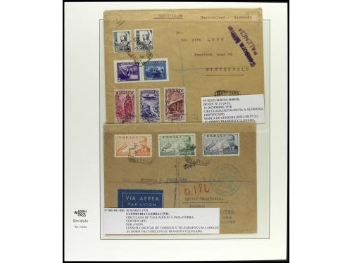 ✉ ESPAÑA. 1936-1949. ESTADO ESPAÑOL. Conjunto de 30 cartas c